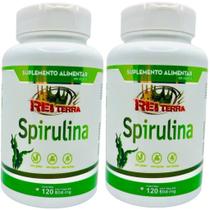 Kit 2 Spirulina 240 Cápsulas - Rei Terra