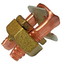 Kit 2 Split Bolt Conector Parafuso Fendido Bimetálico 50mm para Emenda Cabos Cobre Alumínio