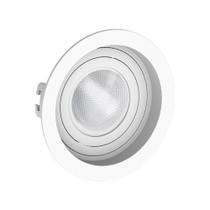Kit 2 Spot Embutir Redondo Recuado Par20 Branco