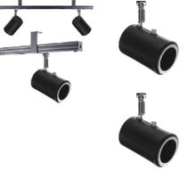 Kit 2 Spot Trilho Perfilado Eletro calha Par20 Bulbo OL8 Kit 2 Spot Trilho Perfilado Eletro calha Par20 Bulbo OL8