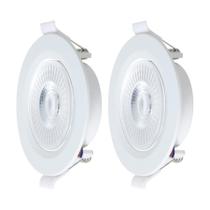 Kit 2 Spots LED Slim Redondo 6W 3000K Blumenau Kit 2 Spots LED Slim Redondo 6W 3000K Blumenau