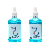 Kit 2 Spray 500ml Limpa Lentes Óculos Tela Tv Celular Notebook - Clean Up