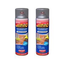 Kit 2 Spray Borracha Líquida Impermeabilizante Aerossol 400ml Top