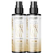 Kit 2 Spray Capilar Banho Brilhante Efeito Gloss Sela a Cutícula 200ml