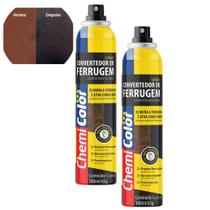 Kit 2 Spray Convertedor De Ferrugem Chemicolor 100ml