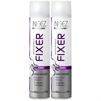 Kit 2 Spray Fixador De Cabelo Profissional Neez Laque Capilar Fixação Forte 18 Horas 400ml Kit 2 Spray Fixador De Cabelo Profissional Neez Laque Capilar Fixação Forte 18 Horas 400ml