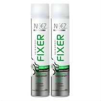 Kit 2 Spray Fixador De Cabelo Profissional Neez Laque Extra Forte Efeito Grampo 24 Horas 400ml