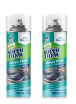 Kit 2 Spray Limpa Tenis A Seco Domline 200Ml