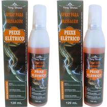 Kit 2 Spray Para Massageam Peixe Elétrico Arnica Castanha da Índia e Copaíba 120 ml