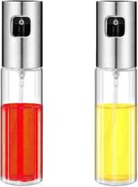 KIT 2 SPRAY PULVERIZADOR GALHETEIRO VINAGRE AZEITE 100ml (PRATA )