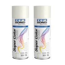 Kit 2 Spray Uso Geral Branco Brilhante Tekbond