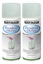 Kit 2 Spray Vidro Jateado Transparente Esmerilado Rust Oleum