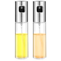 Kit 2 Sprays Pulverizadores em Vidro Galheteiro Duplo Azeite Tempero Vinagre 130ml