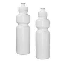Kit 2 Squeezes 750Ml Branco Plástico Premium