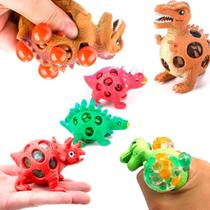 Kit 2 Squishy Dinossauro Stress Ball Splash De Apertar Bola