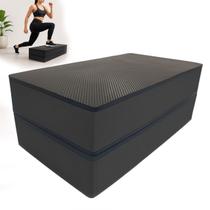 Kit 2 Step EVA Academia 60x28x10cm Ginástica Aeróbica Plataforma Exercícios