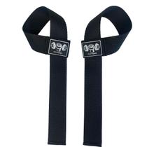 Kit 2 Strap Munhequeira Musculação Para Academia Preto