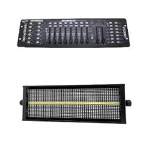 Kit 2 Strobo De Led Rgb+W 1000W + Mesa Dmz 512