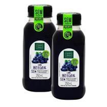 Kit 2 Suco Integral Campo Largo Uva 250ml Kit 2 Suco Integral Campo Largo Uva 250ml