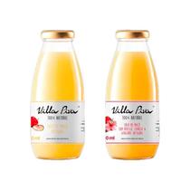 Kit 2 Sucos Integrais Villa Piva 300ml: Maçã, Maçã com Hibisco Kit 2 Sucos Integrais Villa Piva 300ml: Maçã, Maçã com Hibisco