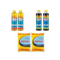 Kit 2 Sulfato Alumínio + 2 Clarificante + 2 Algicida Manut Kit 2 Sulfato Alumínio + 2 Clarificante + 2 Algicida Manut