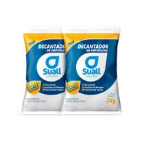Kit 2 Sulfato Aluminio Decanta impurezas Piscina 2Kg - Suall