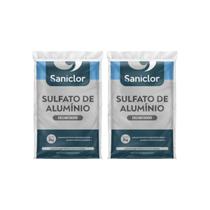 Kit 2 Sulfato de Aluminio Decantador Piscina Saniclor 2kg