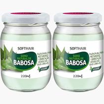 Kit 2 Sumo De Babosa Soft Hair Polpa Pura Natural Hidratação Intensa Capilar Vegano 220ml Kit 2 Sumo De Babosa Soft Hair Polpa Pura Natural Hidratação Intensa Capilar Vegano 220ml