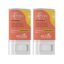 Kit 2 Sun Active Stick 17g Protetor Solar Eccos