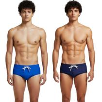 KIT 2 Sunga Masculina slim Vekyo Básica Piscina Moda Praia Verão Conforto Lisa Roupa De Homem KIT 2 Sunga Masculina slim Vekyo Básica Piscina Moda Praia Verão Conforto Lisa Roupa De Homem