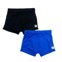 Kit 2 Sungas Boxer Lisas com Cordão Verão Praia Piscina Verão Sunga Boxer Menino Bebê Infantil
