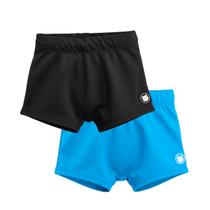 Kit 2 Sungas Boxer Lisas com Cordão Verão Praia Piscina Verão Sunga Boxer Menino Bebê Infantil - Fofotinhos