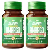 Kit 2 Super Amargo 60 Cápsulas Contra Gordura No Fígado Bmf