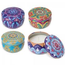 kit 2 Super Aromatizada Perfumada Aromas Lata Decorativa Mandala125g kit 2 Super Aromatizada Perfumada Aromas Lata Decorativa Mandala125g
