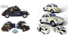 KIT 2 Super Carrinhos Fusca 1957 Ferro Fricção Metal Miniatura réplica coleção KIT 2 Super Carrinhos Fusca 1957 Ferro Fricção Metal Miniatura réplica coleção