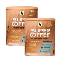 KIT 2 Super Coffee 3.0 - Baunilha 220g - Caffeine Army