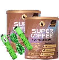 Kit 2 Super coffee 3.0 Choconilla 220g +Corda de Pular C/ Contador - Caffeine Army
