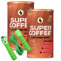 KIT 2 Super Coffee 3.0 Tradicional 380g +Corda de Pular c/ Contador