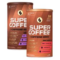 KIT 2 Super Coffee 3.0 -Tradicional e Chocolate 380g