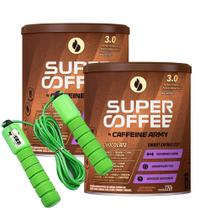 KIT 2 Super Coffee Chocolate 220g +Corda de Pular C/Contador