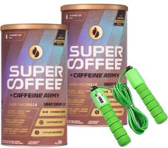KIT 2 SUPER COFFEE CHOCONILLA 380G+CORDA DE PULAR c/CONTADOR - Caffeine Army