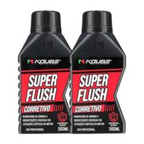 Kit 2 Super Flush Corretivo Koube Aditivo Limpeza Motor 450ml