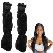 Kit 2 super jumbo braids 399 g -ser mulher