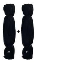 Kit 2 super jumbo braids 399 g -ser mulher