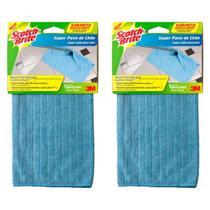 Kit 2 Super Pano De Chão 49x59cm Schoth-Brite Azul Atacado Kit 2 Super Pano De Chão 49x59cm Schoth-Brite Azul Atacado