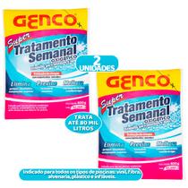 Kit 2 Super Tratamento Semanal Genco Para Piscinas Spas Oxigenco Choque Kit 2 Super Tratamento Semanal Genco Para Piscinas Spas Oxigenco Choque