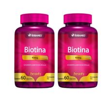 Kit 2 Suplemento Alimentar Biotina 45mcg C/60 Cáps -Herbamed