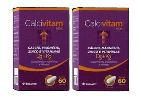 Kit 2 Suplemento Alimentar Calcivitam MDK 60 Cáps - Herbamed