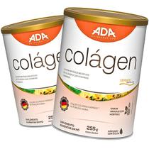 Kit 2 Suplemento Alimentar Colágeno Verisol Sabor Abacaxi c Hortelã 255g Pó Biotina Scoop Dosador