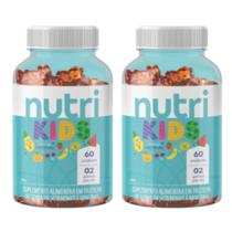 Kit 2 Suplemento Alimentar Kids Mastigável Goma - Nutrihealt Kit 2 Suplemento Alimentar Kids Mastigável Goma - Nutrihealt